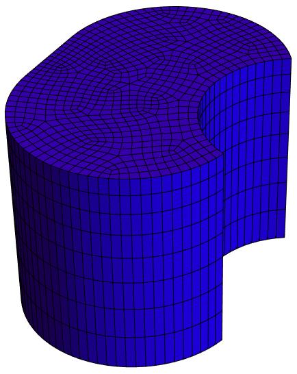 a need to compute 3D problem first attempt: the deformation of vitreous only, deformation too different from what they