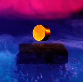 Meissner effect When a superconductor is placed in a weak external magnetic field, the field penetrates the superconductor only at a small distance, called the London penetration depth, decaying