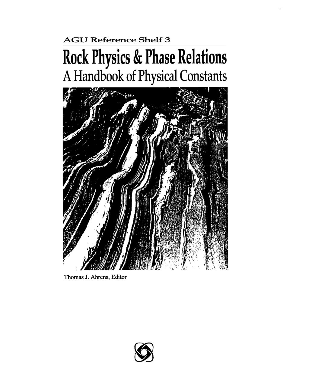 AGU Reference Shelf 3 Rock Physics & Phase