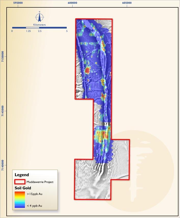 Muddawerrie Gold Project Highly prospective for banded iron