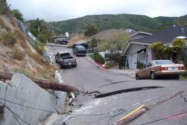 What to do if you suspect a landslide is eminent: Evacuate.