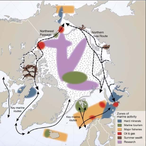 Economic and Nature Zones of marine