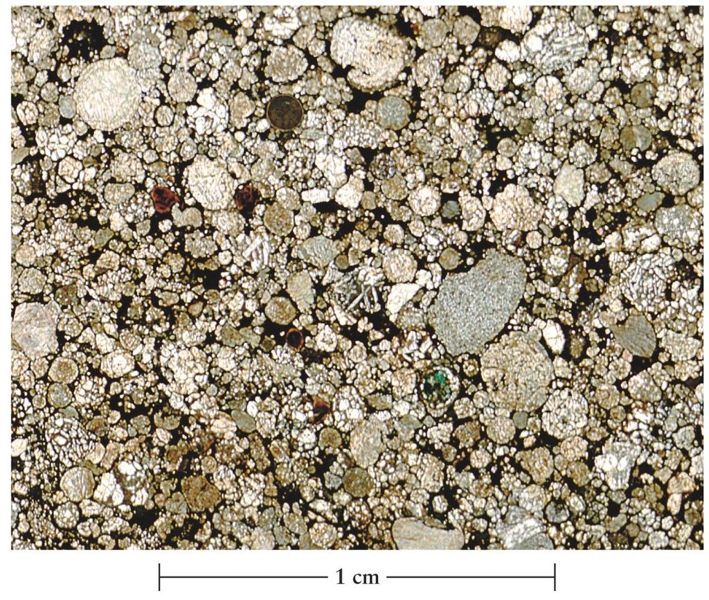 Chondrites contain chondrules - Chondrules: mm-sized spheres of silicate Heated/cooled very fast!
