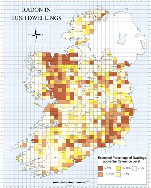 Geographically-based survey Aim: To identify those areas within the country where high indoor radon concentrations are more likely to be found Measured homes must be based on a geographically-based