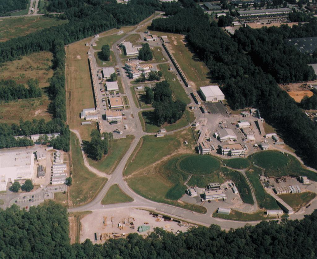 Jefferson Lab Site north linac south