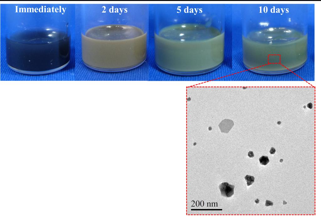 Electronic Supplementary Material (ESI) for Physical Chemistry Chemical Physics Figure S6: Digital images of typical Ag nanomaterial synthesized in