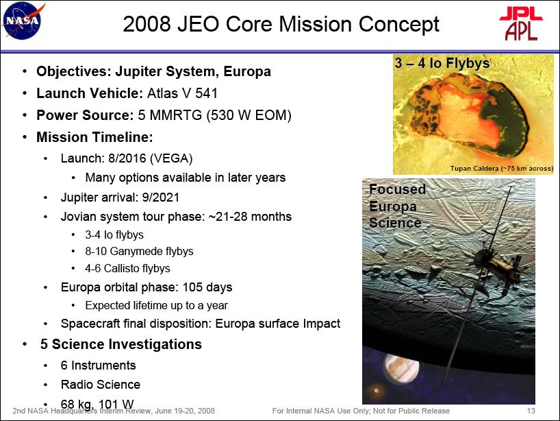 JEO Core Mission Slide (LA,