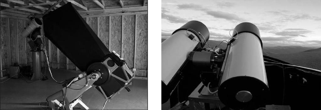 A CONCEPT OF A SPACE HAZARD COUNTERACTION SYSTEM 311 Fig. 3. The ISON 45-cm survey telescope (installed in New Mexico, United States) (left). The Master network dual telescope near Kislovodsk (right).