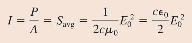 Proper,es of Electromagne,c Waves The energy flow of an electromagne5c wave is described by the Poyn,ng vector defined