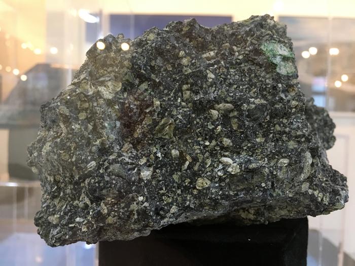 kimberlite, a diamond ore.