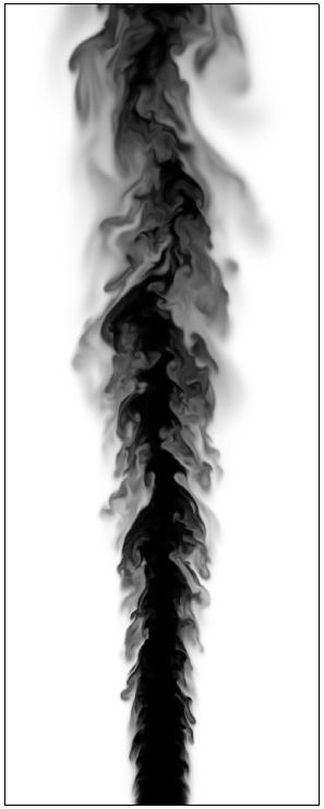 238 Knudsen et al. Figure 1. Yoo et al. (2011) s lifted flame DNS. Left: Mixture fraction, Z, from 0.0 (white) to 1.0 (black). Center: Mixture fraction dissipation rate, χ Z, on a log scale from 1.
