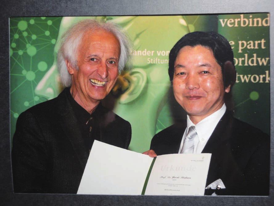 Professor Ikuhara (PI) received Humboldt Research Award The award certificate was given by Prof.