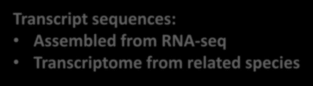 To run MAKER, you need the following files: Genome sequence FASTA file Transcript sequences: Assembled