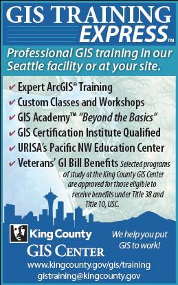 KCGIS Center Achievements: Training Program To ensure a viable and cost-effective GIS training program for King County To support GIS development within the