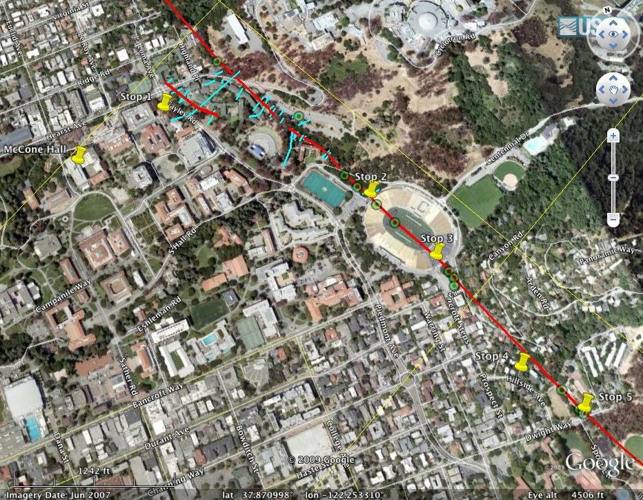 EPS 50 Lab 5 The Hayward Fault at UC Berkeley Introduction: On this field trip we will see some of the most dramatic expressions of the Hayward Fault in the Berkeley area.