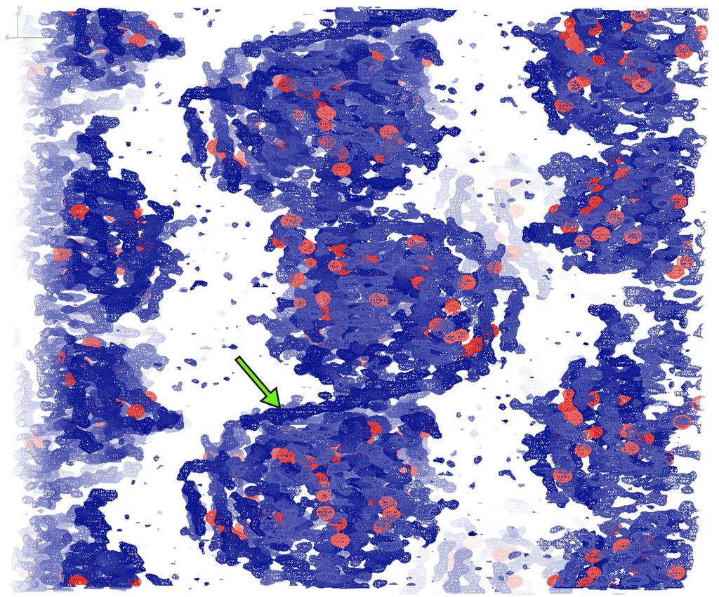 doi: 10.1038/nature07819 Figure S8: Electron density shown in blue at 1.3σ after solvent flattening with SOLOMON6 in SHARP/autoSHARP5.