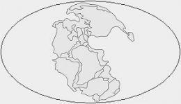 8. The following diagram shows the continents that existed about 300 million years ago. a) What is the name given by geologists to this continent?