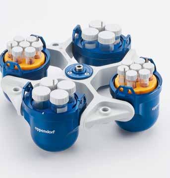 2 ml to 250 ml > > Aerosol-tight QuickLock caps for safe centrifugation of hazardous samples optionally available > > Buckets, caps and adapters are autoclavable CENTRIFUGES AND ROTORS