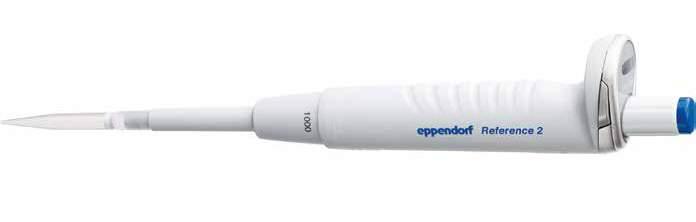 34 35 Liquid Handling Liquid Handling PIPETTING Eppendorf Reference 2 Extraordinary precision and accuracy Eppendorf s premium pipette Besides improved ergonomics the design focus lays on providing