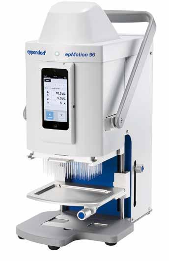 84 85 Liquid Handling Liquid Handling LIQUID HANDLING WORKSTATIONS epmotion 96 Product features > > 0.