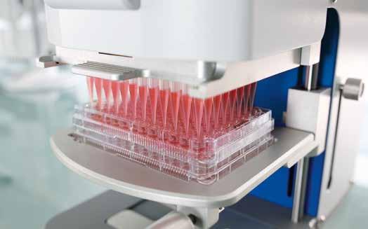 design to fit in a laminar flow hood > > Reduced risk of repetitive stress injury (RSI) Applications > > Replication and reformatting of microplates > > PCR set-up in 96 well format > > Cell seeding