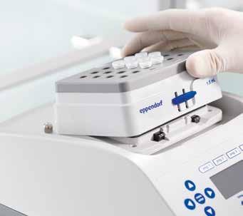 All Eppendorf SmartBlocks are equipped with the outstanding Eppendorf QuickRelease system that makes the block exchange super fast and easy.