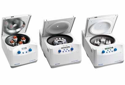 with very high capacity, refrigerated for temperature sensitive samples Page(s) 156 162 162 190 191 Max.