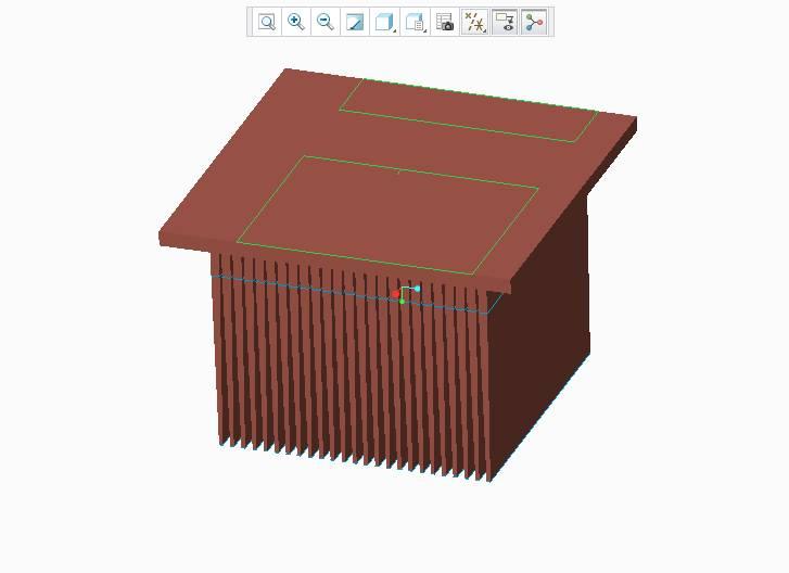 has provided the expressions for fin parameters of triangular fins which are used to evaluate the performance of the existing design of the heat sink.