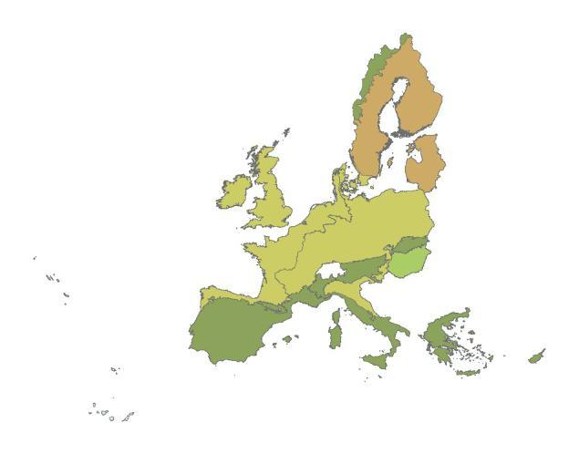 a) Article 17 of the EU Habitats Directive (92/43/EEC) b) Natura 2000 sites designated by EU Member States under the Birds Directive (79/409/EEC) and the Habitats Directive (92/43/EEC) The output is