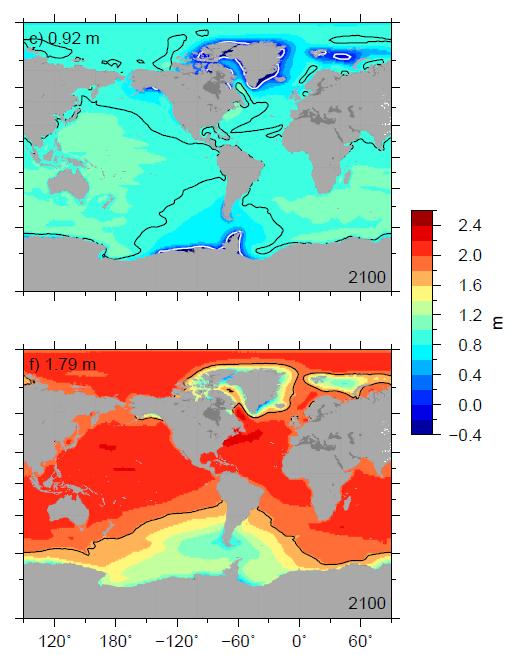 Regional sea level projections with RCP8.
