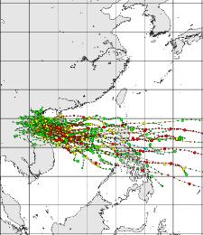 1. Introduction of natural conditions & erosion, sedimentation Các cơn bão ảnh hưởng đến Bắc Trung Bộ During a year, the Northeast monsoon from
