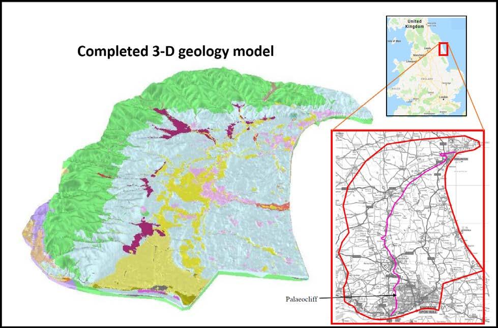 Sustainable Development of Groundwater In 2009, the BGS developed a 3-D geological model of East Yorkshire EA comment: The 3-D geological model has helped the