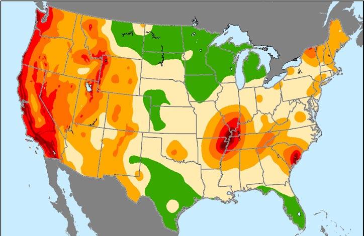 These maps define the latest scientific view of earthquake hazard at varying probability levels across the United States and will be the impetus for the 2009 model updates from AIR, EQECAT and RMS.