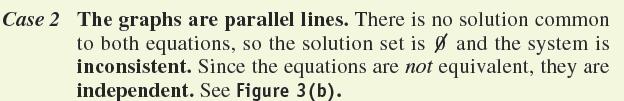 Possible Solutions for a Linear