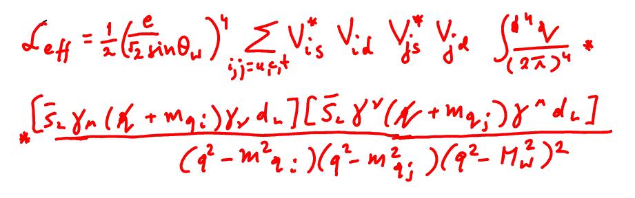 Let s calculate the above diagram (plus similar but crossed and also with unphysical Goldstone boson exchange, if in covariant gauges).