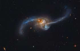 Mergers a merger of two galaxies depends primarily of four properties: mass ratio