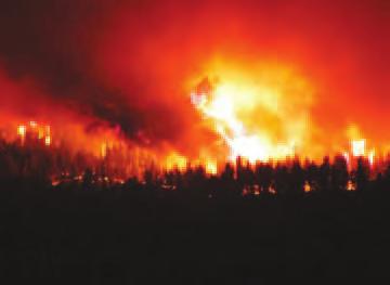 This July over 600,000 hectares of forest were burning in the Yukon. British Columbia had 1,000 fires burning over 150,000 hectares.