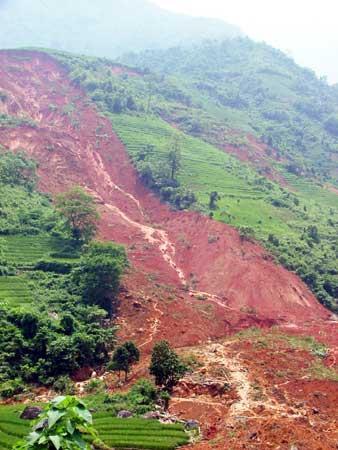 LANDSLIDE IN VIET NAM Landslides burried 23 people in