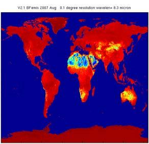 The RTTOV Uwiremis IR emissivity module Modification of the UW IR global land surface