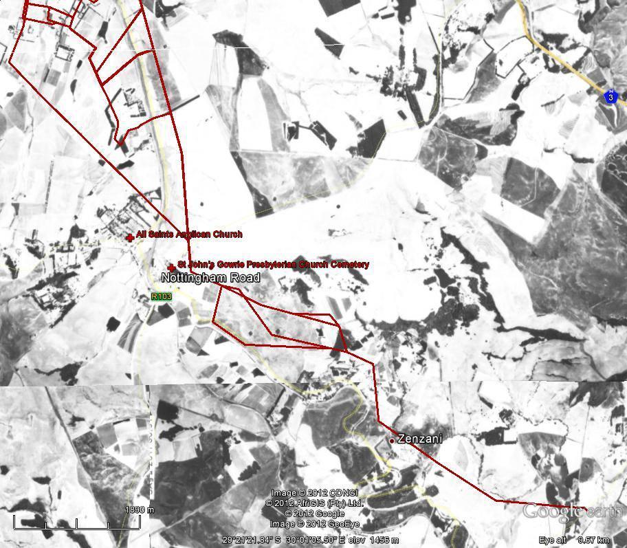 Figure 5-2: Location of settlements