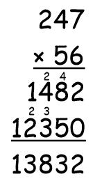 method B (long multiplication) the working is as follows: You are also expected to multiply decimal numbers by multiples of 10, 100 or 1000 (e.g. multiplying by 30 or 6000).