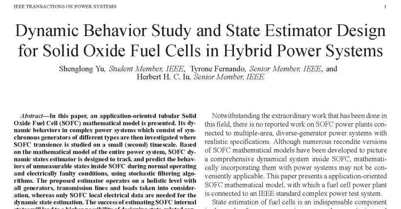 Published in IEEE Transactions on Power