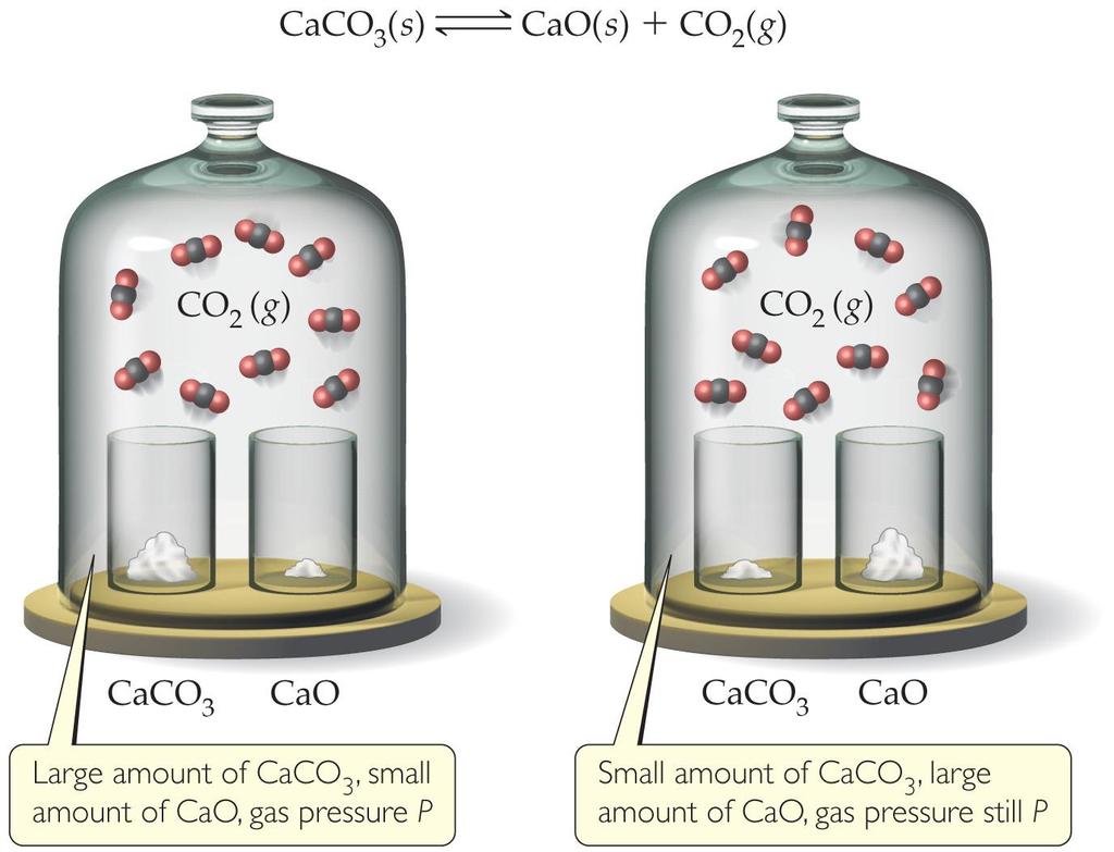 The Decomposition of CaCO 3 A Heterogeneous The equation for the reaction
