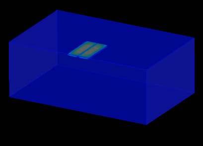 ComWAVE was used to simulate the propagation of the ultrasonic caused by the Lorentz forces based on the results obtained with EMolution.