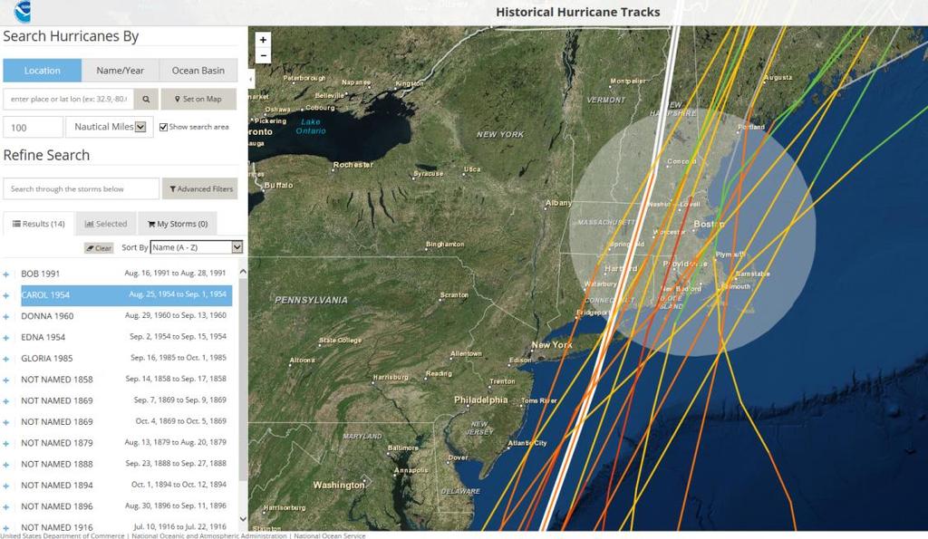 Data Sources Tropical Cyclones: HURDAT /