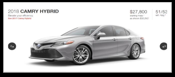 Toyota Camry & Hybrid Project Due Project The Situation Your family wants to buy a new Toyota Camry and is considering buying the hybrid version if the money saved on gas will be enough to pay the