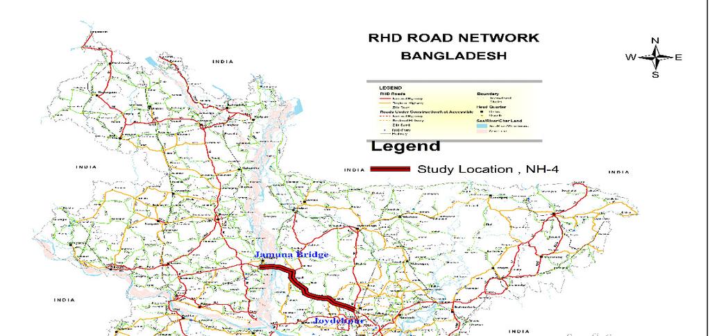 162 Journal of Bangladesh Institute of Planners, Vol. 8, 2015 Source: Roads and Highways Department, Bangladesh. Fig.