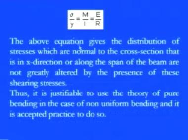 The deformation associated with those shearing stresses causes warping because you see like whatever deformations are coming, they always cause the warping of the crosssection, so that the assumption