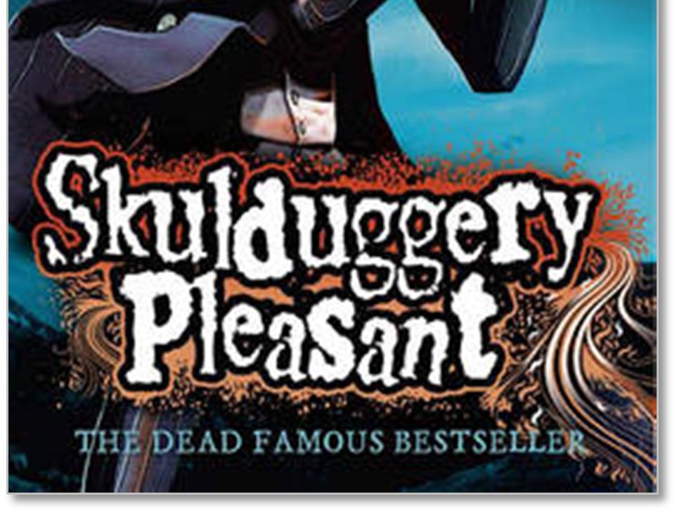 At Gordon s funeral, she notices a man in an overcoat, hat and dark glasses. His name is Skulduggery Pleasant and is a living skeleton. Stephanie discovers a world of magic.