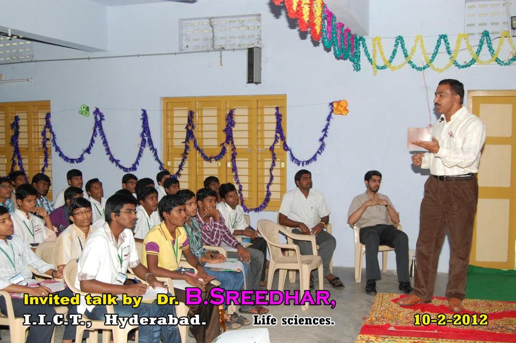 College, Nagaram on An Approach to Basic Mathematics Sri Rao began his speech by saying whether mathematics is a social